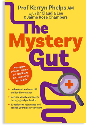 The Mystery Gut book over